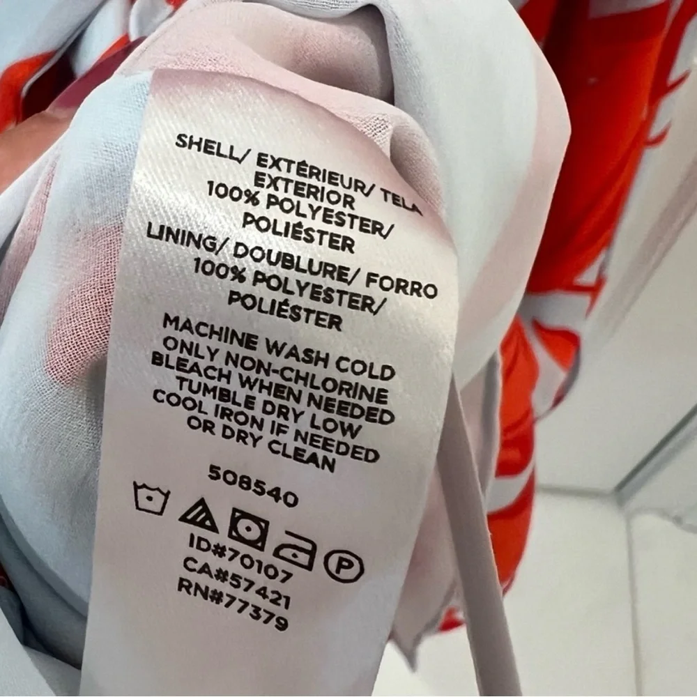 Ann Taylor Women's Tulip Floral Belted Maxi Dress Size 10P - Picture 9 of 9